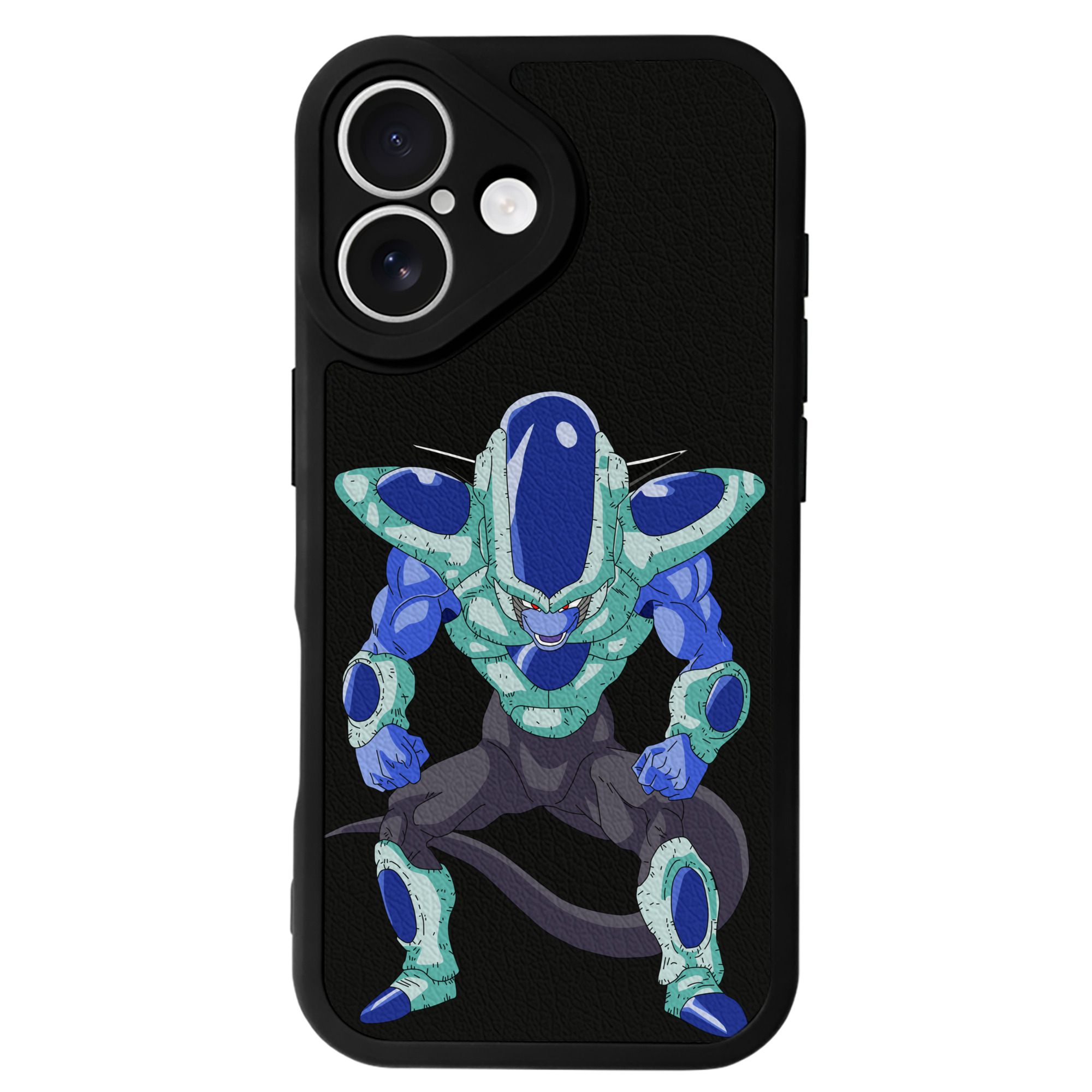 （画像用） ドラゴンボール フリーザ DRAGON BALL Frieza 【iPhone 16シリーズ対応】シリコンスマホケース（レザー調） 材質：シリコン
